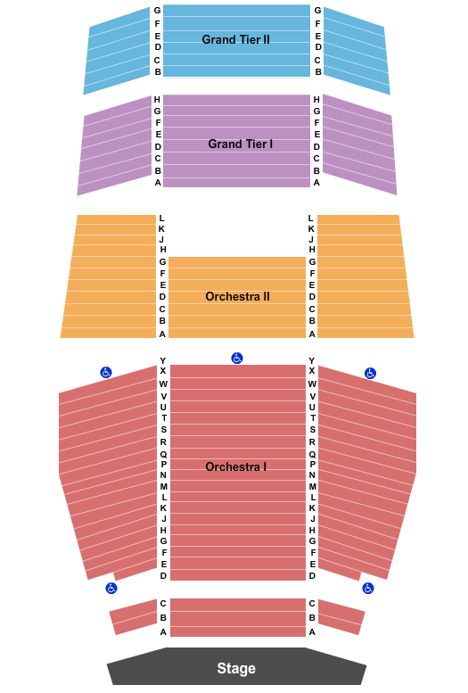EKU Center For The Arts Seating Chart: Endstage 2
