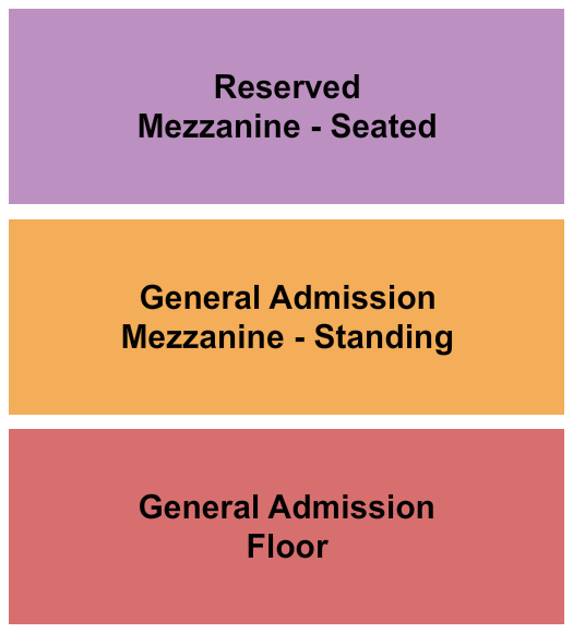 EPIC Event Center Seating Chart: GA Floor/GA & Res Mezz