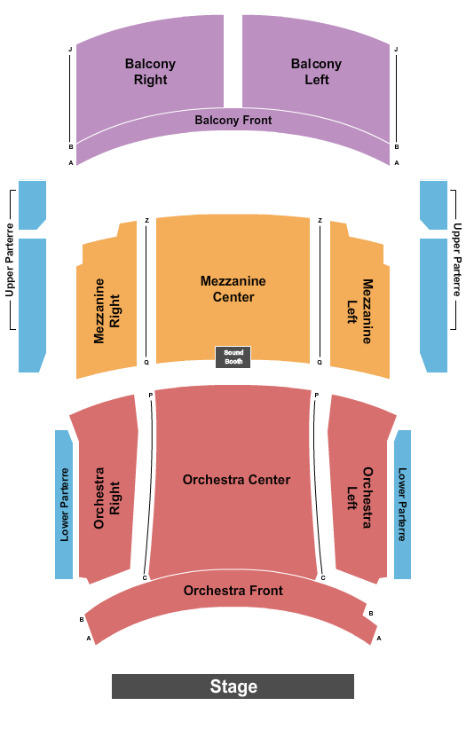 ETSU Martin Center Seating Chart: Endstage No Pit