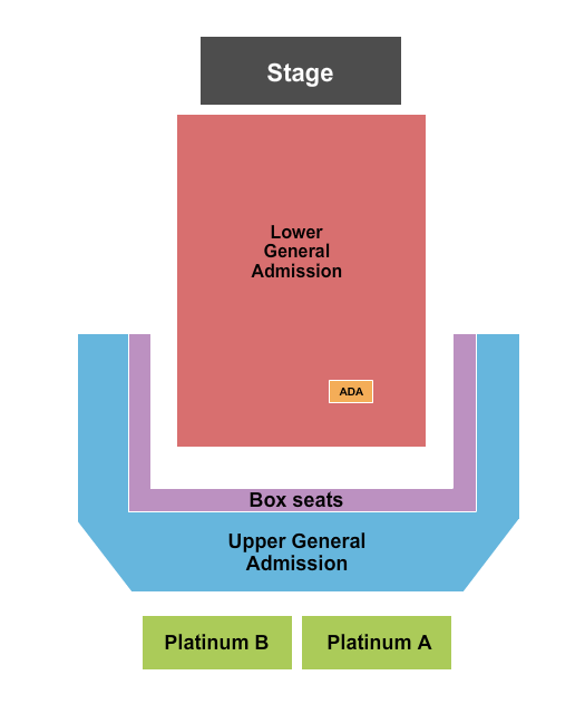 KEMBA Live! Seating Chart: Endstage GA-Platinum