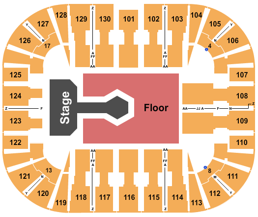 EagleBank Arena Seating Chart: Don Toliver