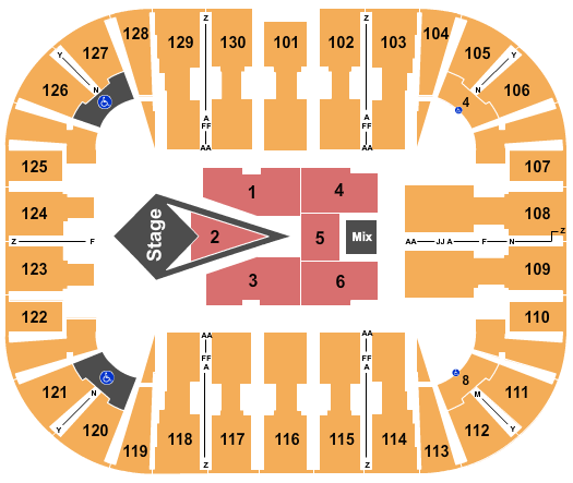 For King and Country Venue Map