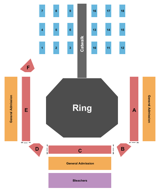 Eagle Mountain Casino Seating Chart: MMA 2