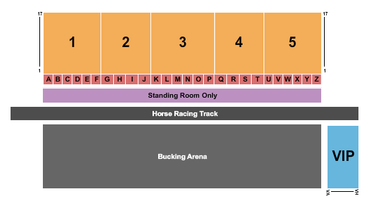 Eastern Montana Fairgrounds Seating Chart: Concert 2