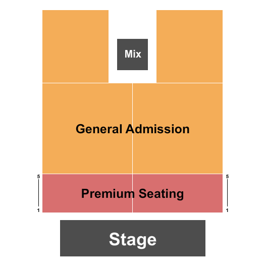 Eastern States Exposition - Court of Honor Stage Seating Chart: GA/Premium