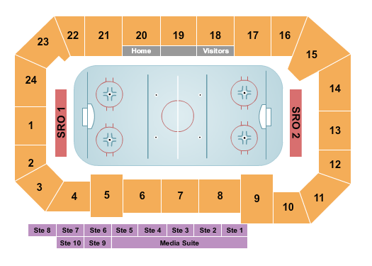 Eastlink Centre PEI Seating Chart: Hockey 2