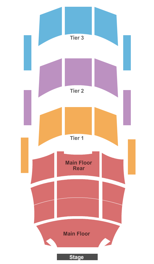 Eccles Center For The Performing Arts Seating Chart: End Stage