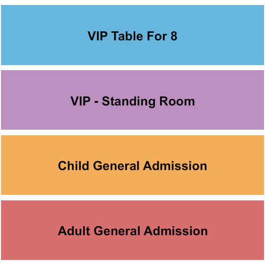 Ector County Coliseum Seating Chart: Adult GA/Child GA/VIP/Table