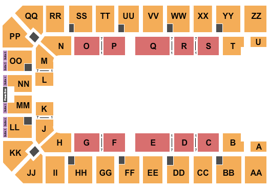 Ector County Coliseum Seating Chart: Monster Trucks 2