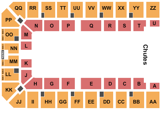 Ector County Coliseum Seating Chart: Open Floor