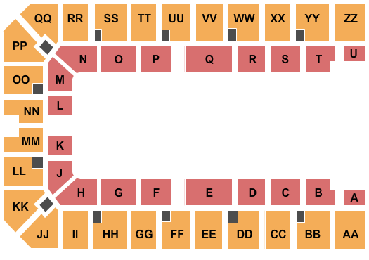 Ector County Coliseum Seating Chart: Rodeo