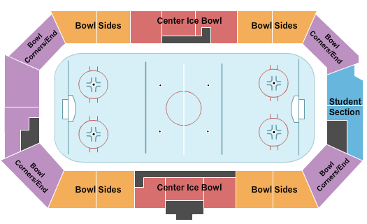 Ed Robson Arena Seating Chart: Hockey
