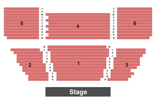 Ed & Betty Wilcox Performing Arts Center Seating Chart: Endstage