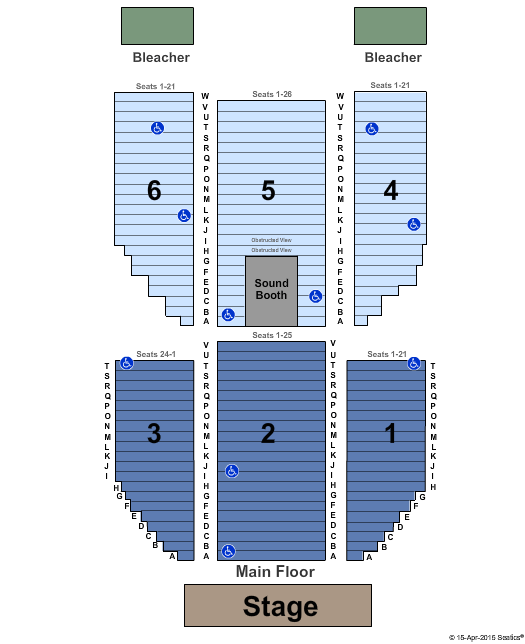 E Center Laughlin Seating Chart