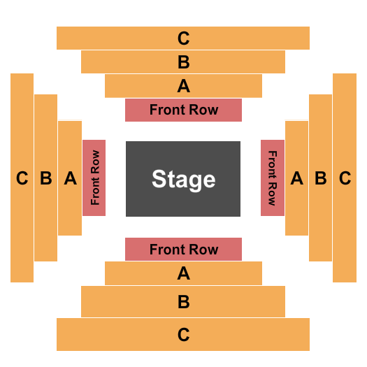 Edison's Seating Chart: Candlelight A-C-Front