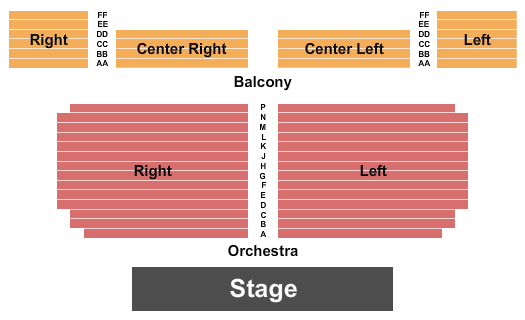 Edmond Town Hall Seating Chart: Endstage LRC