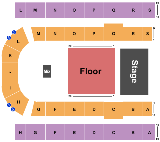 Edmonton EXPO Seating Chart: Endstage RSV
