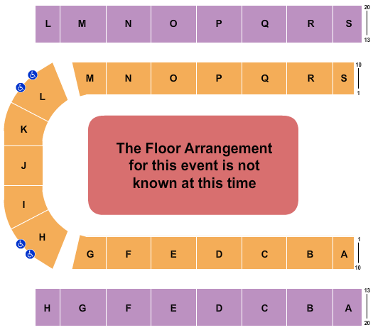 Edmonton EXPO Seating Chart: Generic Floor