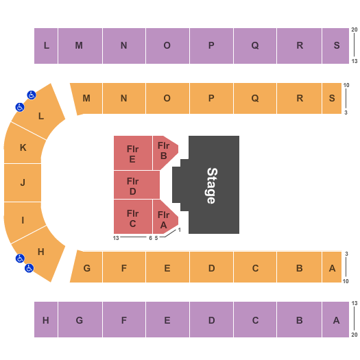 Edmonton EXPO Seating Chart: Sesame Street Live