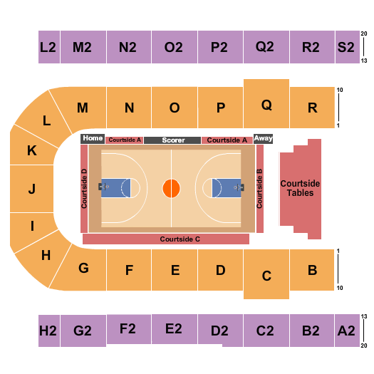Edmonton EXPO Seating Chart: Basketball 2