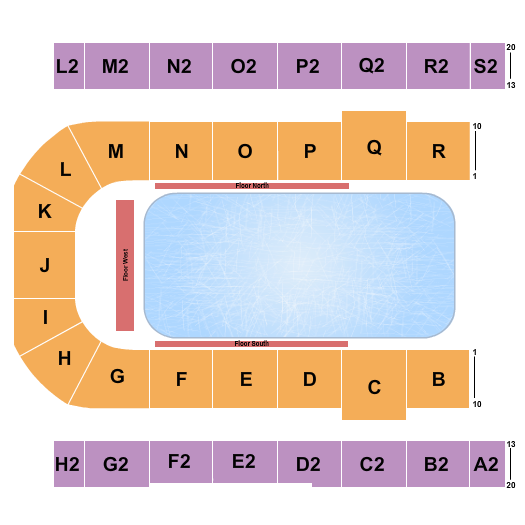 Edmonton EXPO Seating Chart: Disney on Ice