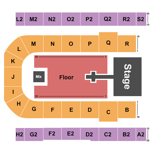 Edmonton EXPO Seating Chart: Victorious Fest