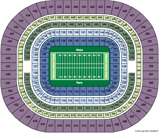 Edward Jones Dome Seating Chart