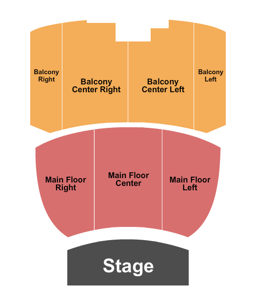 Egyptian Theatre - Boise Seating Chart: Alfred Robles
