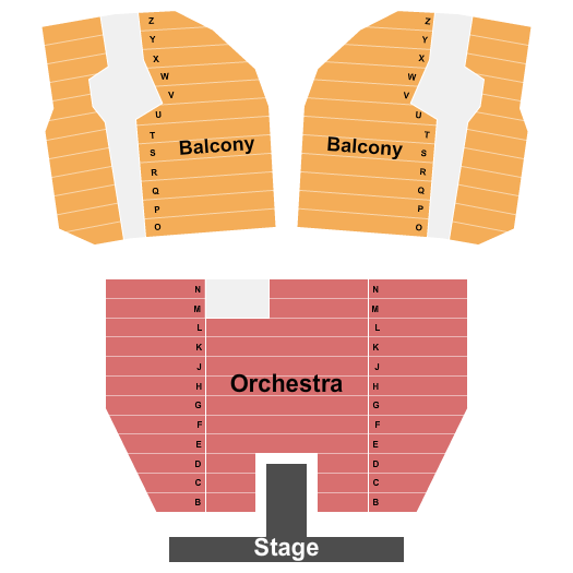 Egyptian Theatre - Boise Seating Chart: Runway