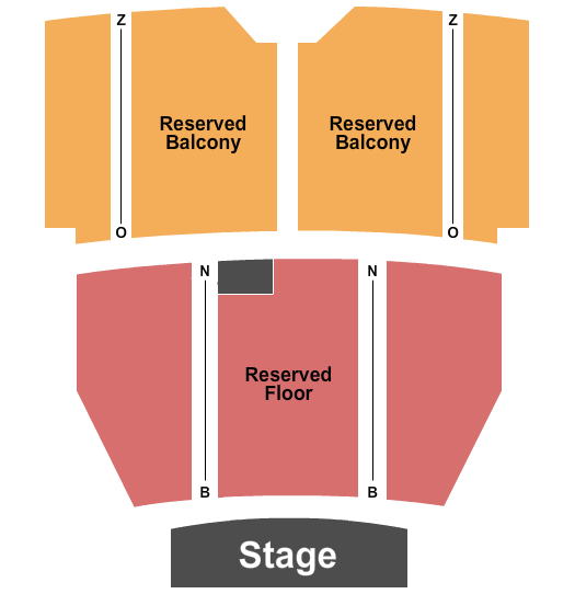 Egyptian Theatre - Boise Seating Chart: Endstage RSV