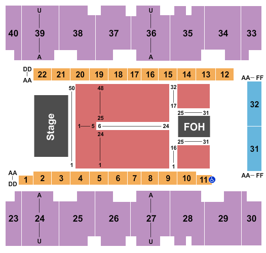 El Paso County Coliseum Seating Chart