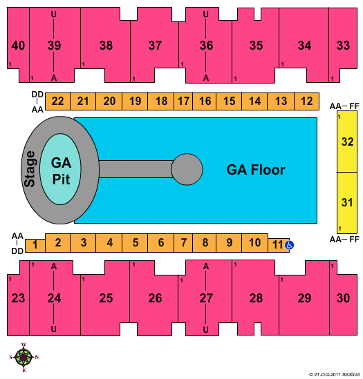 El Paso County Coliseum Seating Chart