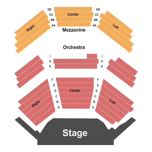 Elaine Wolf Theatre at Staenberg-Loup Jewish Community Center Seating Chart: Endstage