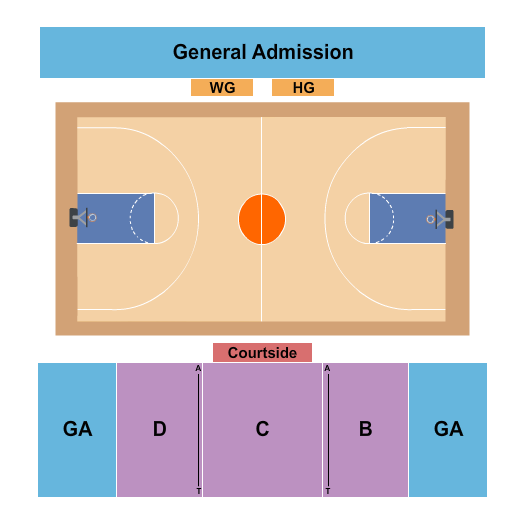 Elam Center At UT Martin Seating Chart: Basketball - Globetrotters