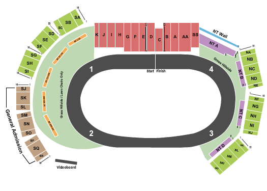 Eldora Speedway Seating Chart: Racing