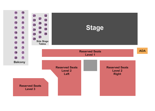 Electric City Seating Chart: Reserved 2