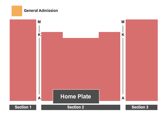 Elks Stadium Seating Chart: Baseball