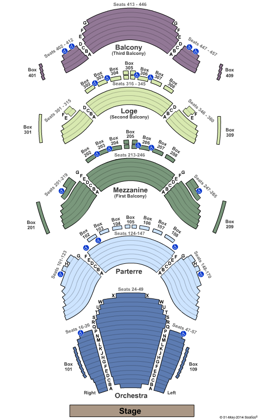 Ellie Caulkins Opera House Seating Chart: Full House