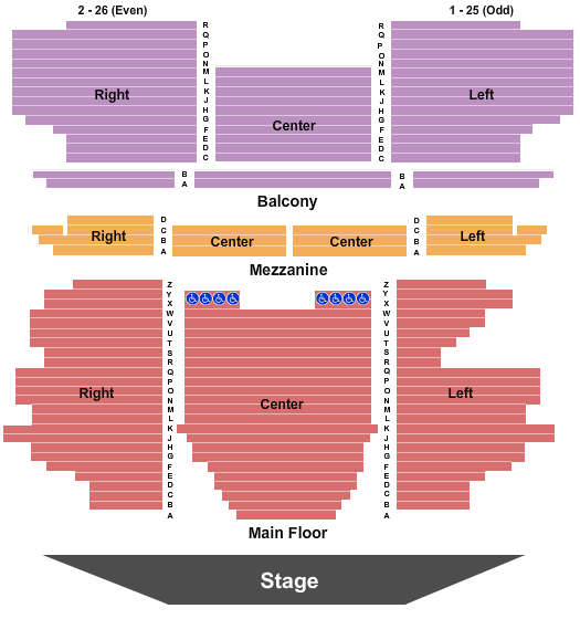 Elsinore Theatre Map