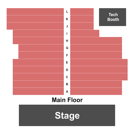 Elysian Performing Arts Center Seating Chart: Endstage