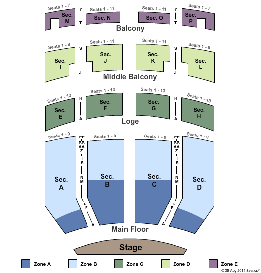 Roundabout Theatre Seating Chart