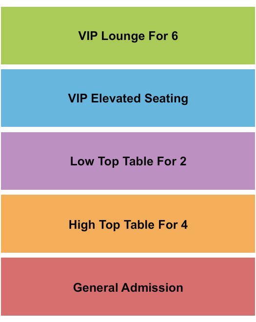 Ember Music Hall Seating Chart: GA/Low & High Top/VIP Elevated/VIP Lounge