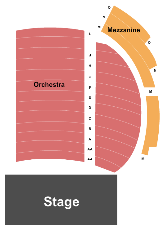 Emelin Theatre For The Performing Arts Seating Chart: End Stage