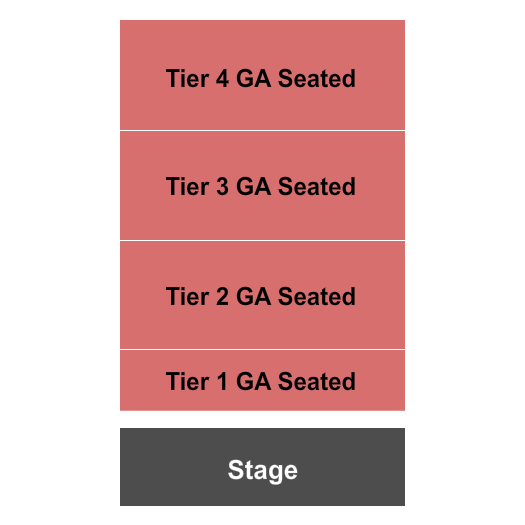 Emo's East Seating Chart: GA/Tier 4