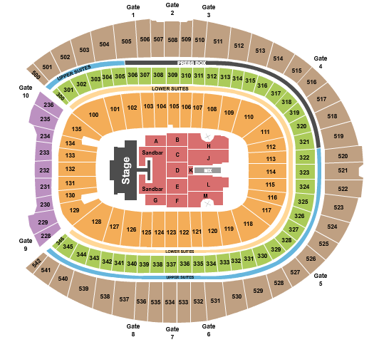Empower Field At Mile High Seating Chart