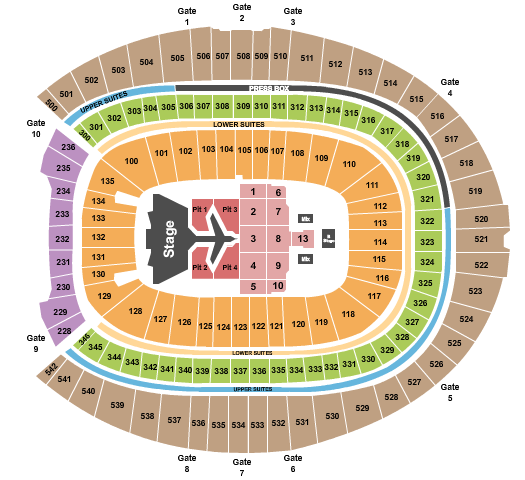 Empower Field At Mile High Seating Chart: Morgan Wallen