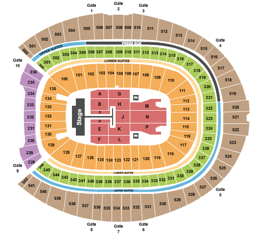 Empower Field At Mile High Seating Chart: Post Malone