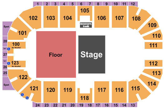 Ovintiv Events Centre Seating Chart: Steve-O