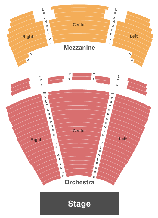 Encore Theatre At Wynn Las Vegas Seating Chart