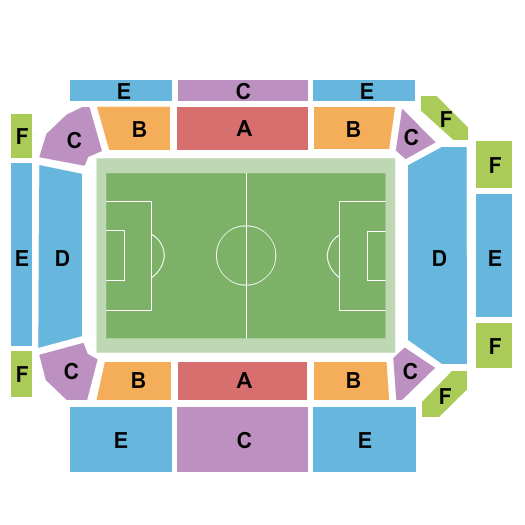 Energizer Park Seating Chart: LA28 - Football (Soccer)